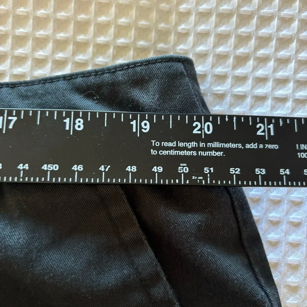 O'Neill Relax‎ Fit Mens 40 Golf Athleisure Chino Flat Front Pockets Black Shorts